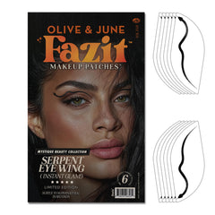Fazit serpent eye wings glitter patches for instant festival sparkle.