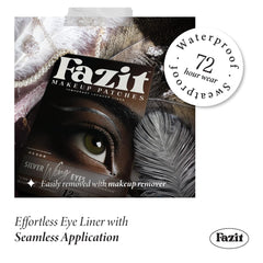 Fazit Silver Wing Eye Patches add whimsy to festival looks with versatile speckles.