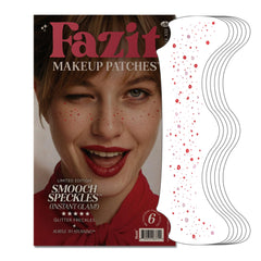 Fazit Smooch Speckles patch close-up showing radiant festival sparkle