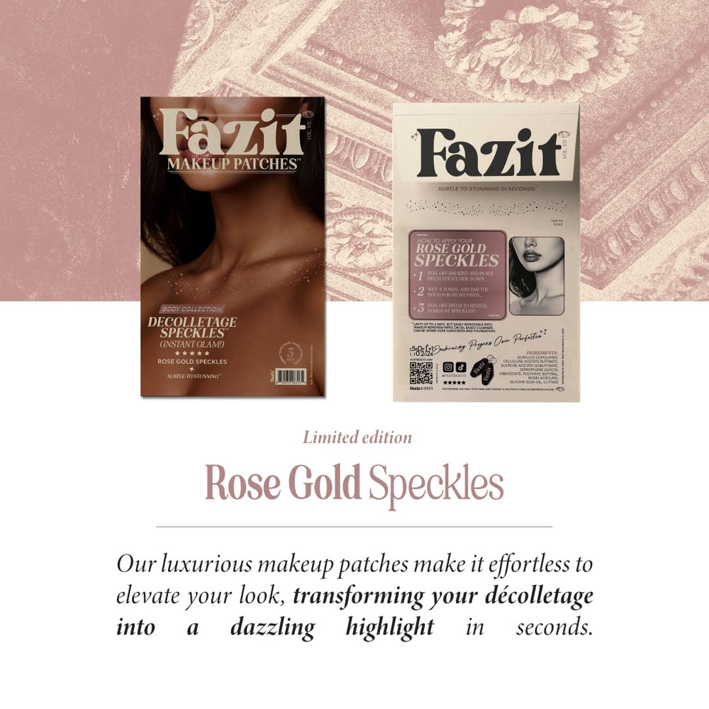 Fazit waterproof glitter patches stay put during activities