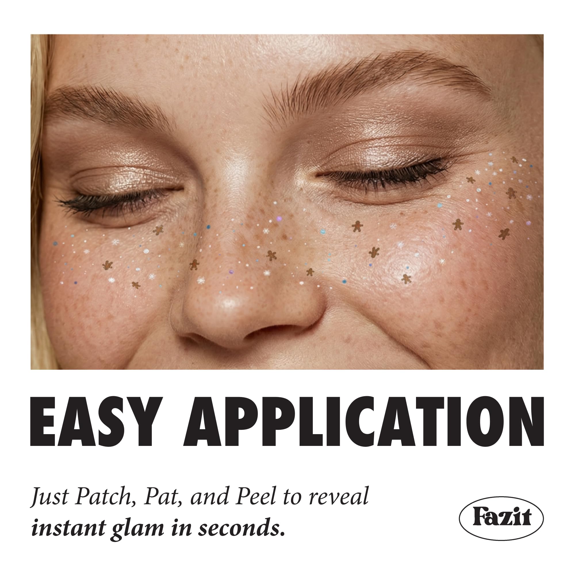 Fazit waterproof makeup patches stay vibrant through rain and heat at festivals.