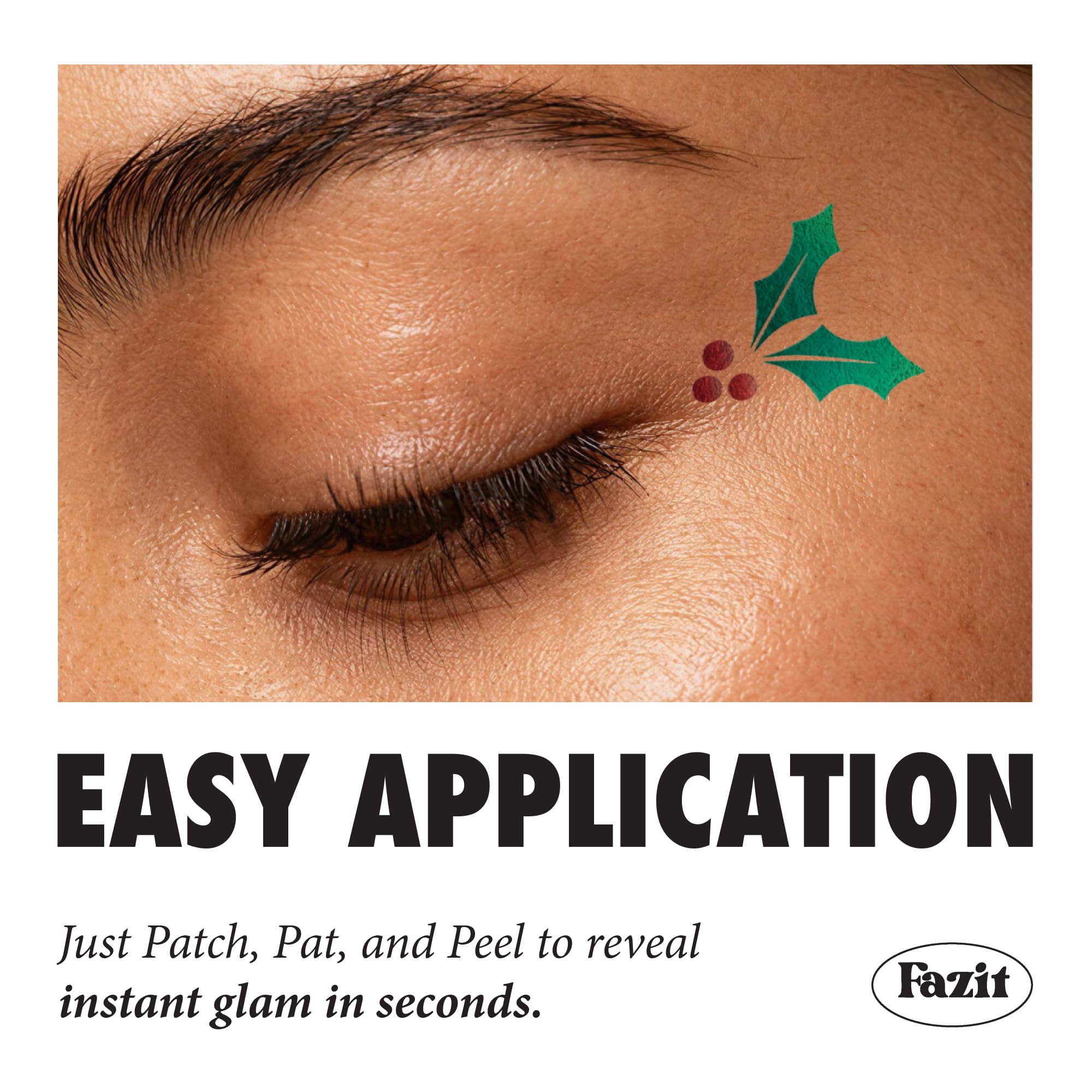 Fazit waterproof patches during outdoor use demonstrate durable, long-lasting sparkle.