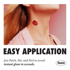 Fazit waterproof patches endure festival or beach days with bright sparkle.