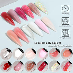 Fcozpjk dual nail forms included for even extensions