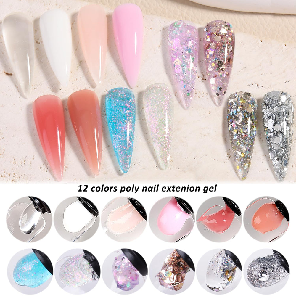 Fcozpjk dual nail forms included for precise extensions and sculpted shapes.
