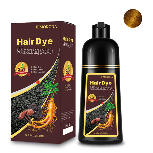 Fedulili Blonde Brown Hair Dye Shampoo 3-in-1 bottle-pump for effortless at-home color.