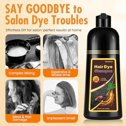 Fedulili gloved hands applying shampoo for even coverage.