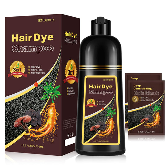 Fedulili silver-gray hair dye shampoo bottle for quick natural color