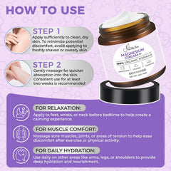 FeeMeFee Magnesium Lotion color variation note image.
