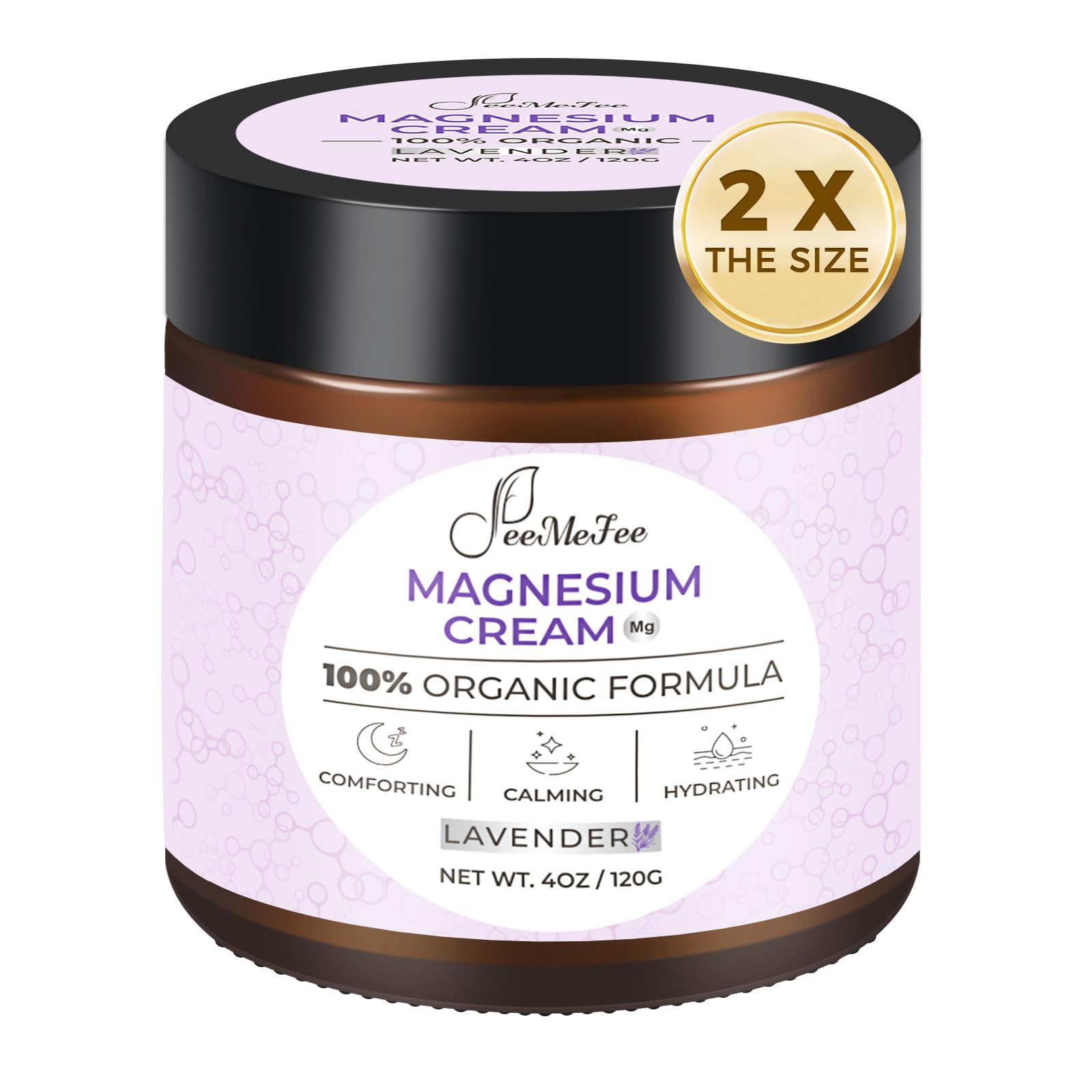FeeMeFee Magnesium Lotion Sleep bottle for bedtime relaxation.