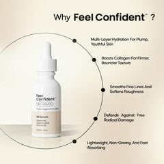 Feel Confident application absorbed quickly, for refreshed and supple skin.