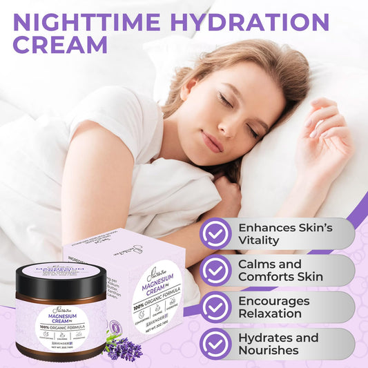 FeeMeFee Magnesium Lotion absorption close-up highlights fast hydration after activity