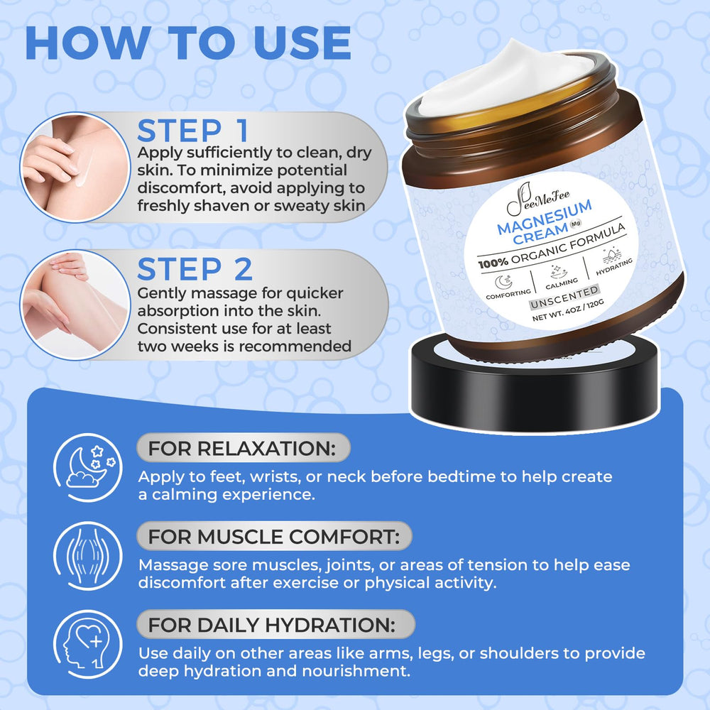 Family-friendly use of FeeMeFee Magnesium Lotion for all ages