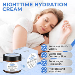 FeeMeFee magnesium lotion highlights coconut oil for deep hydration.