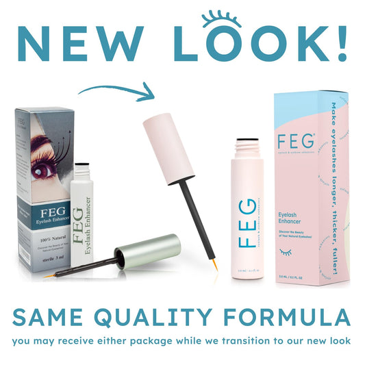 FEG applicator for precise, nightly lash line application