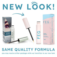 FEG applicator for precise, nightly lash line application