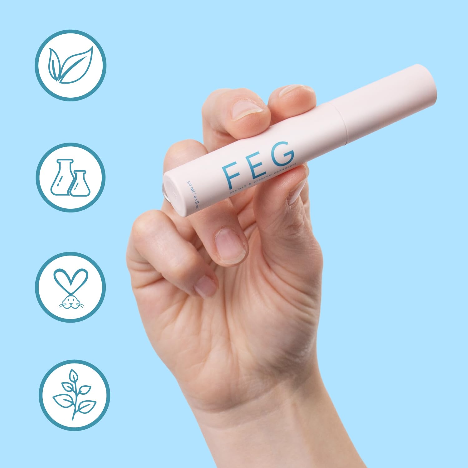 FEG packaging featuring a 3-pack of serum tubes