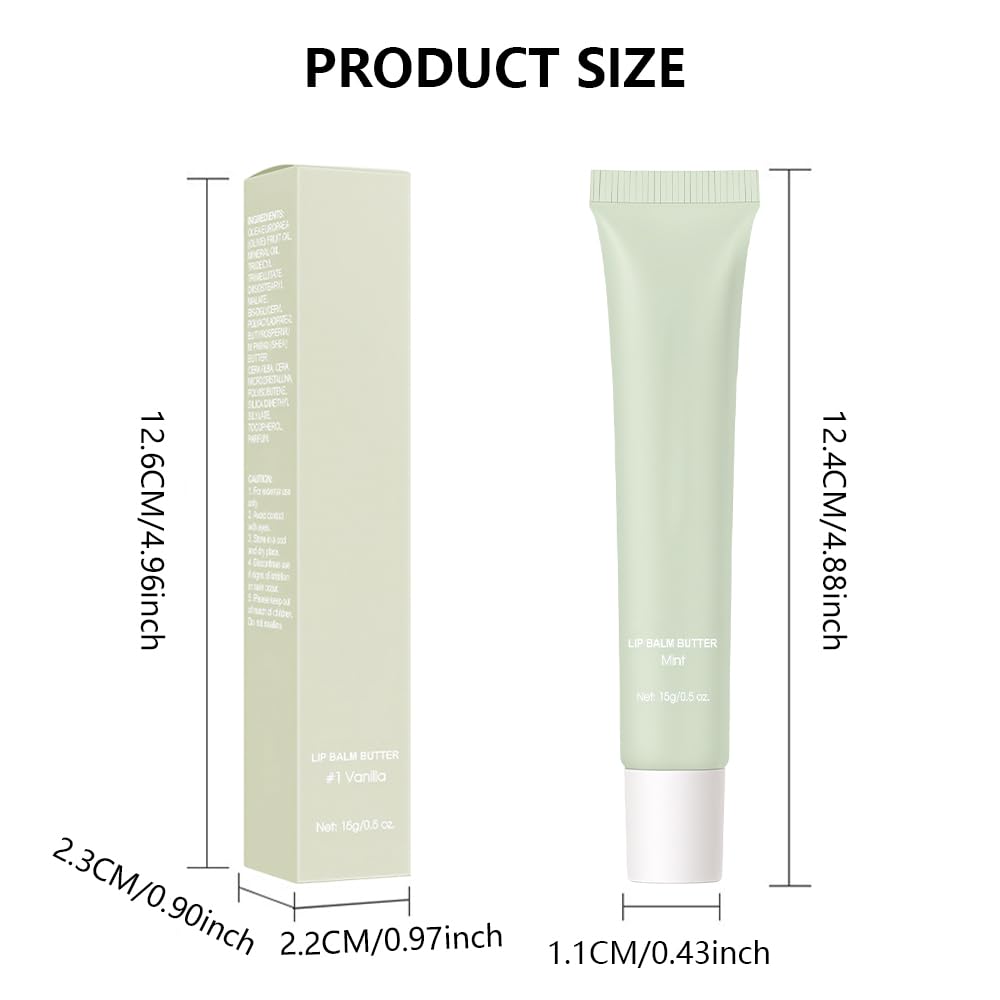 FeiCuiYun lip butter on lips delivering moisturized, soothed feel.