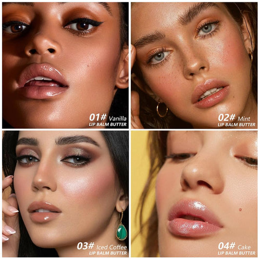 FeiCuiYun lip butter texture with shea and murumuru for smooth lips.