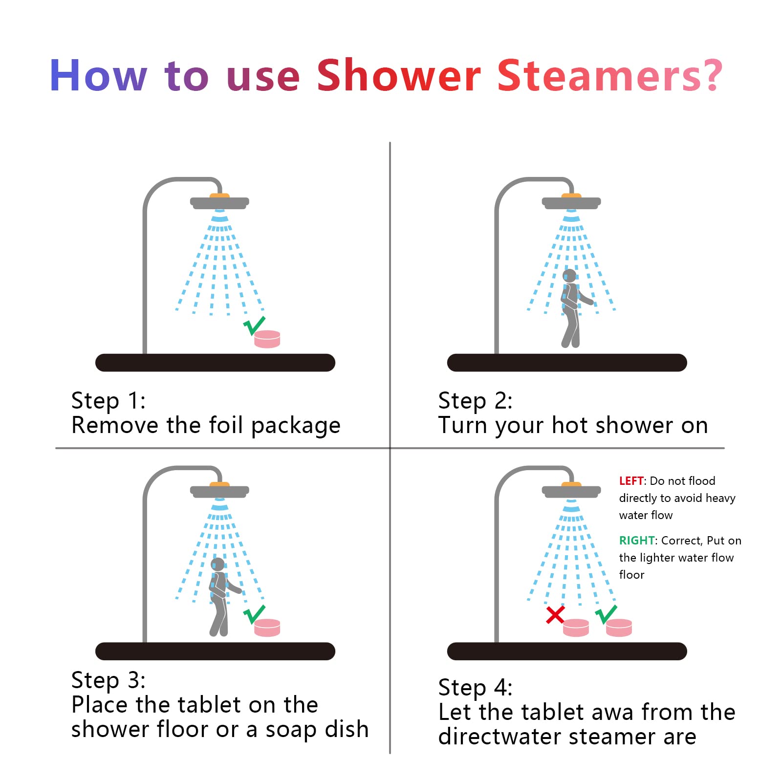 FEIFAN SHOWER watermelon aroma brightens shower routine