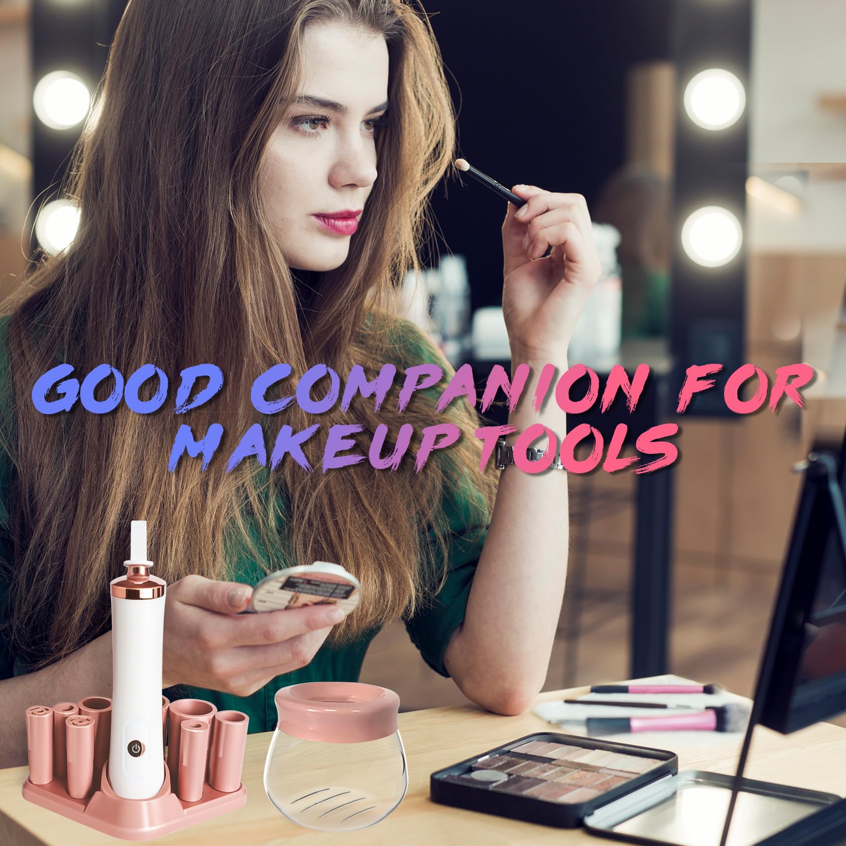 FEIMINI makeup brush cleaner machine, an ideal gift for makeup enthusiasts.