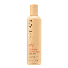 Fekkai Baby Blonde Shampoo bottle front showing vegan, sulfate-free formula for blonde hair