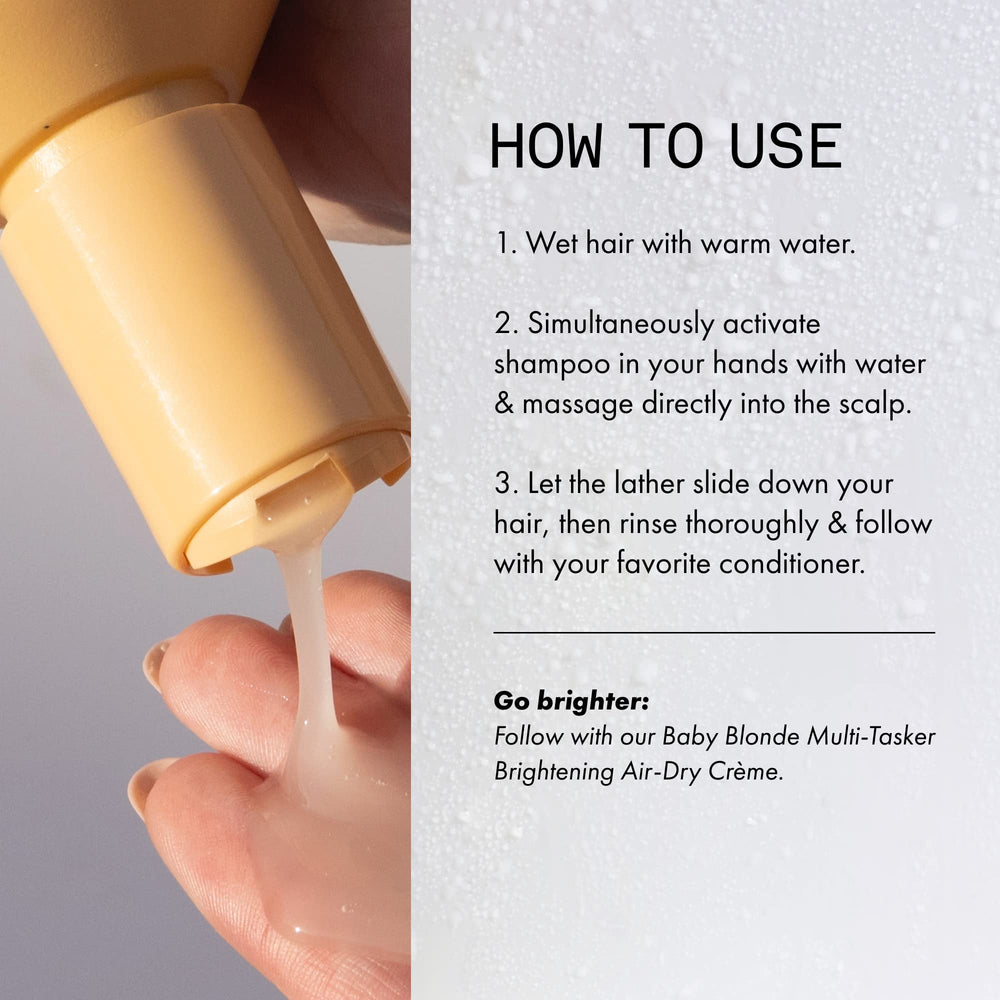Ingredients: Provence chamomile extract brightens subtly while you wash