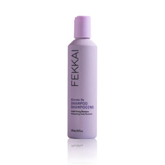 Fekkai Blonde Rx Purple Shampoo bottle with violet pigments neutralizing brass.