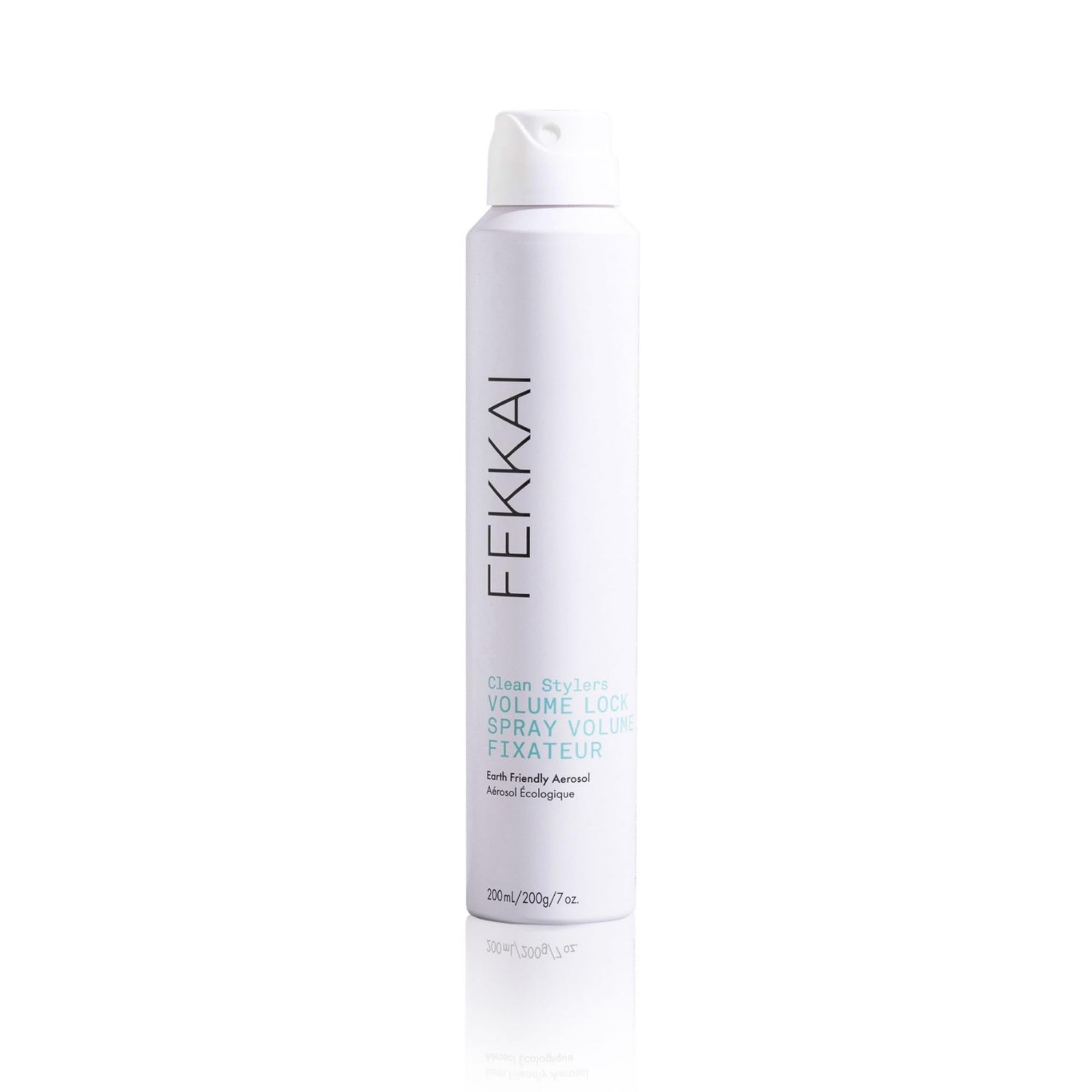 FEKKAI Clean Stylers Volumizing Hairspray bottle mist delivers long-lasting humidity resistance.
