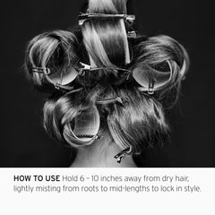 Keratin/color-treated hair safe formula preserving smoothness and shine.