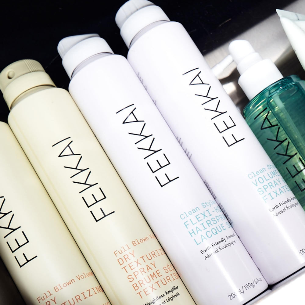 Fekkai hairspray fine mist spray highlighting humidity resistance and style longevity