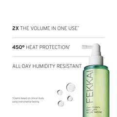 Fekkai Root Lift after-use reveals voluminous, smooth finish