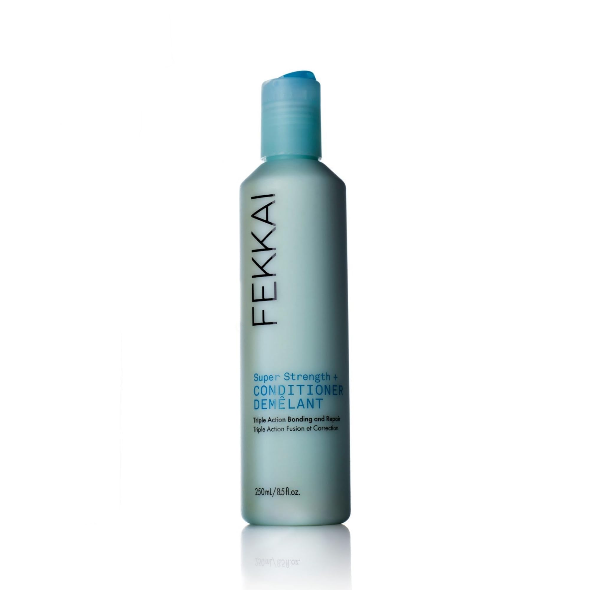 Fekkai Super Strength bottle front view highlighting PowerBond action for stronger hair