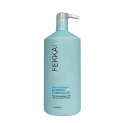 Fekkai Super Strength+ bottle pour for easy application and bond protection during washing.