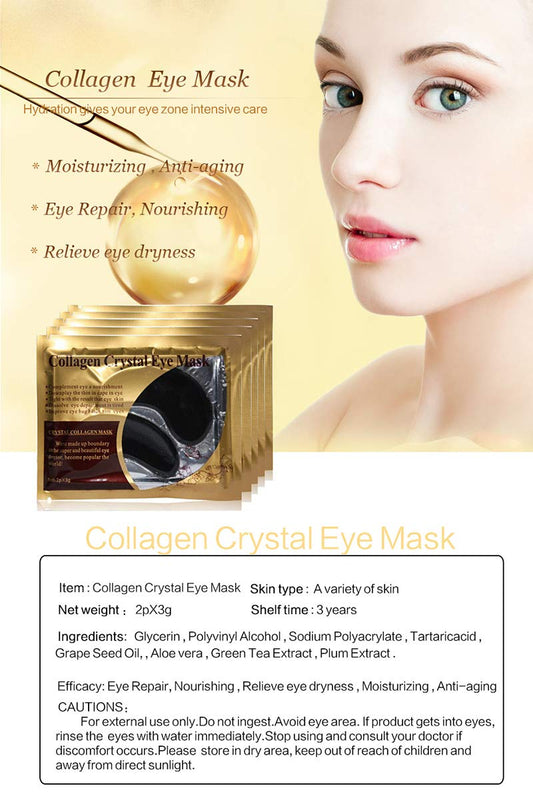 Felico eye patches serum-soaked pads ready for easy application.
