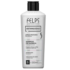 Felps Professional Clarifying Shampoo bottle pour demonstrates deep-clean action.