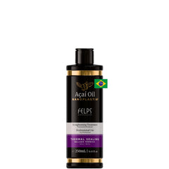 Felps Omega Zero Black bottle front view, highlighting formaldehyde-free smoothing.