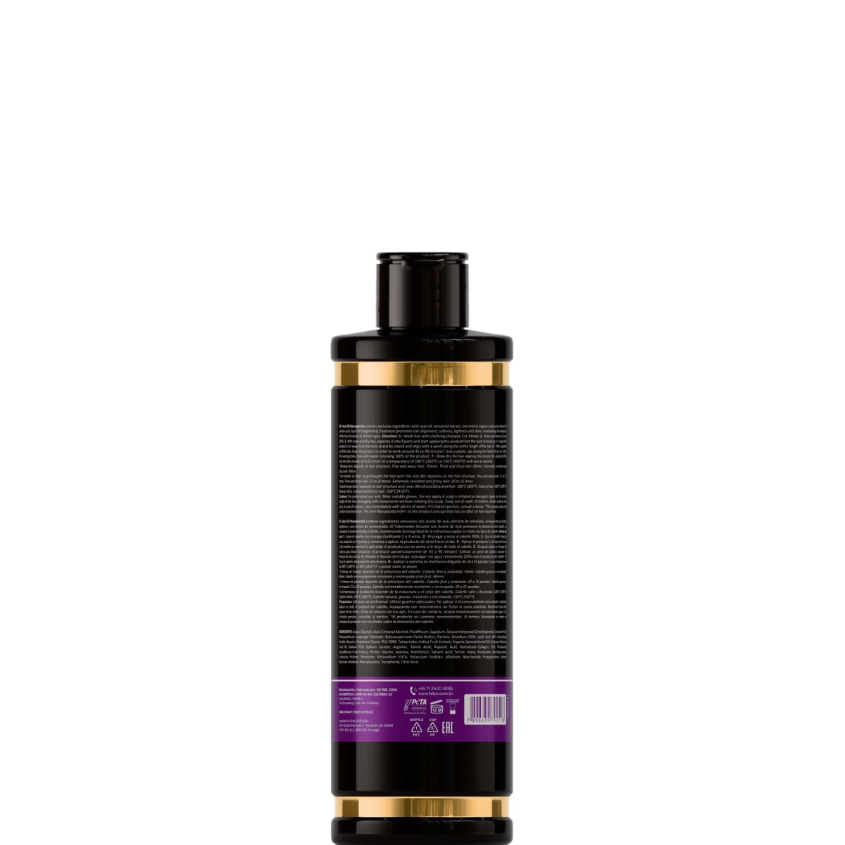 Felps Omega Zero glossy finish on hair suggests shine and movement.