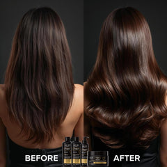 Felps Professional Force Gloss Leave-In on damp hair supports stronger, smoother lengths.