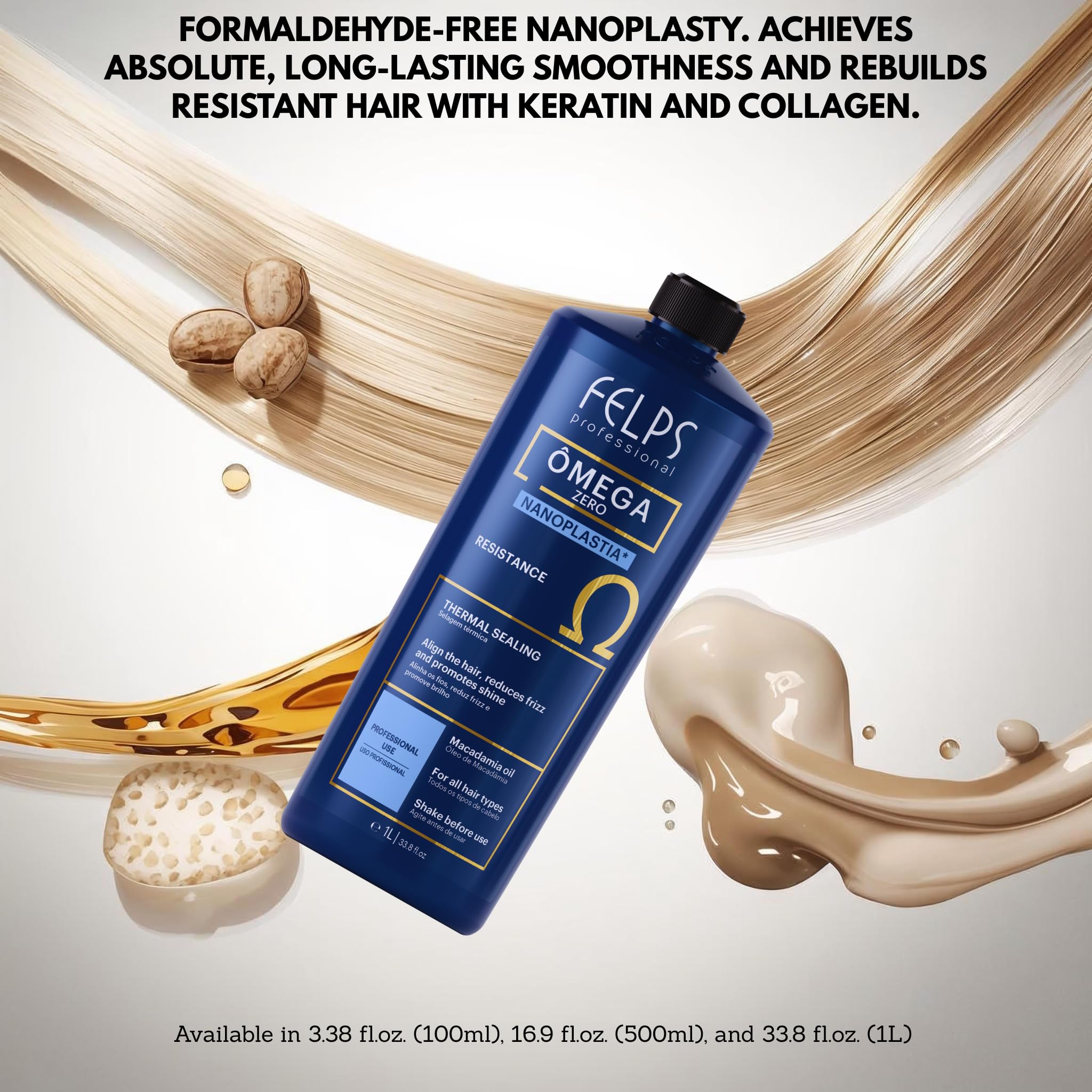 Felps Omega Zero packaging close-up highlighting premium ingredients