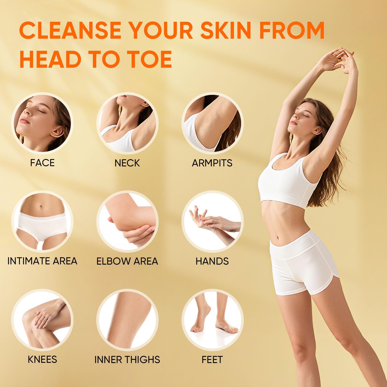 Femani turmeric cleansing pads with hygienic tweezer for easy application