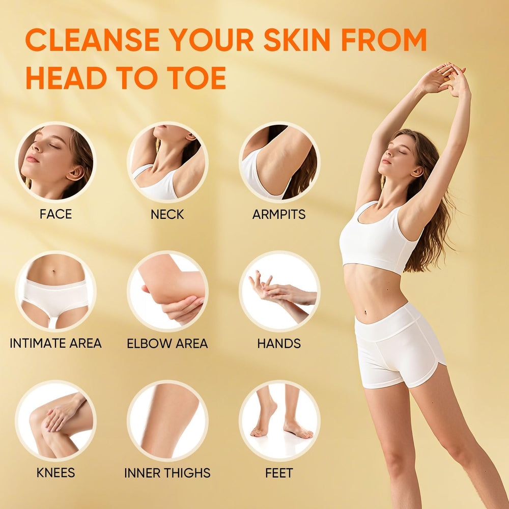 Femani turmeric cleansing pads with hygienic tweezer for easy application