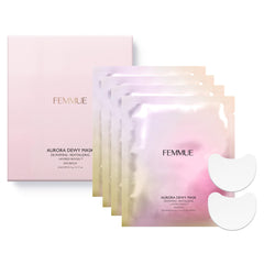 FEMMUE Aurora Dewy Eye Patches pack front, delivering a refreshing look