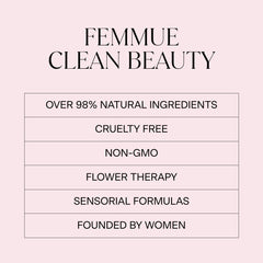FEMMUE Lumière Cream glow shot, skin appears dewy and refreshed.