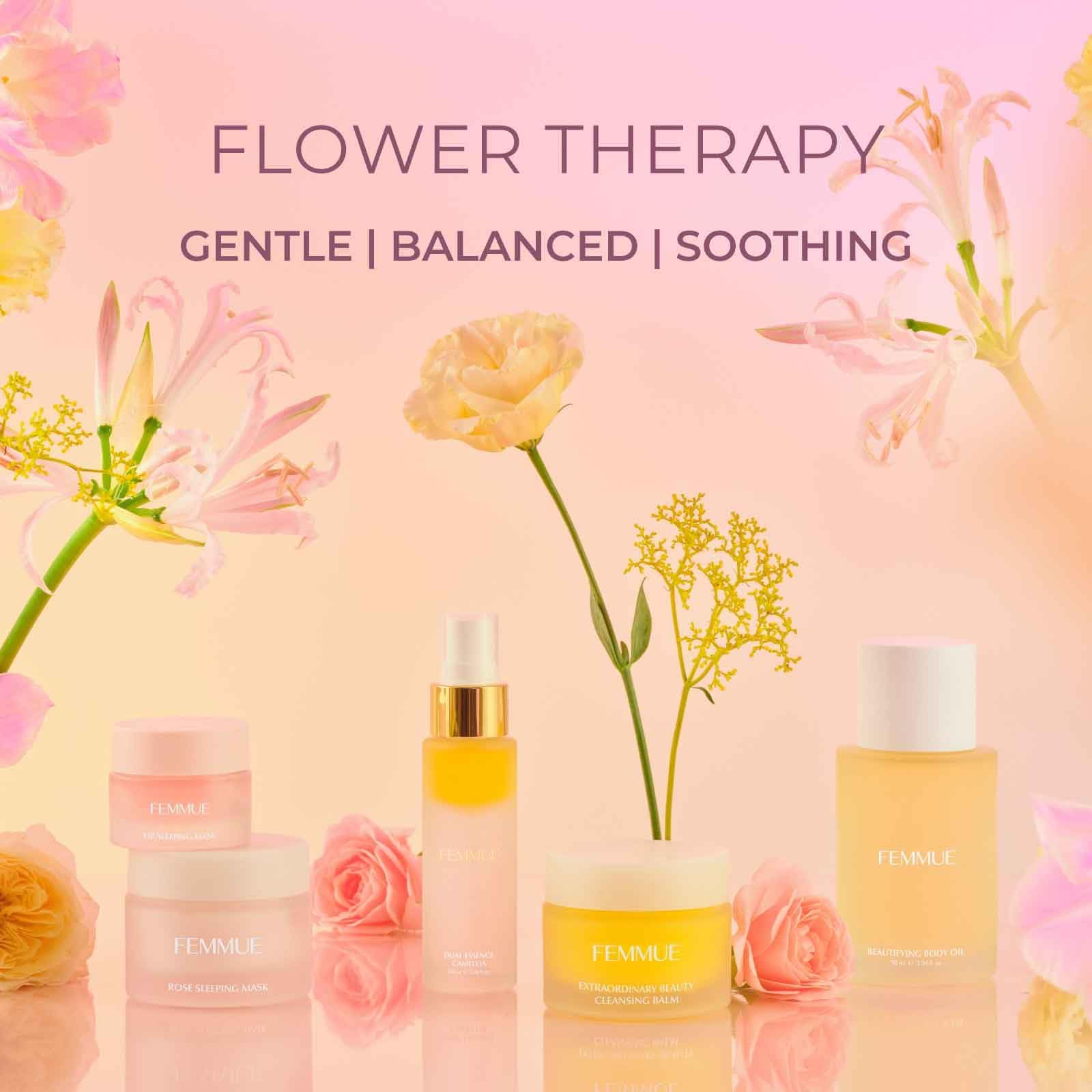 Narcissus flower water offers soothing touch for skin comfort in FEMMUE