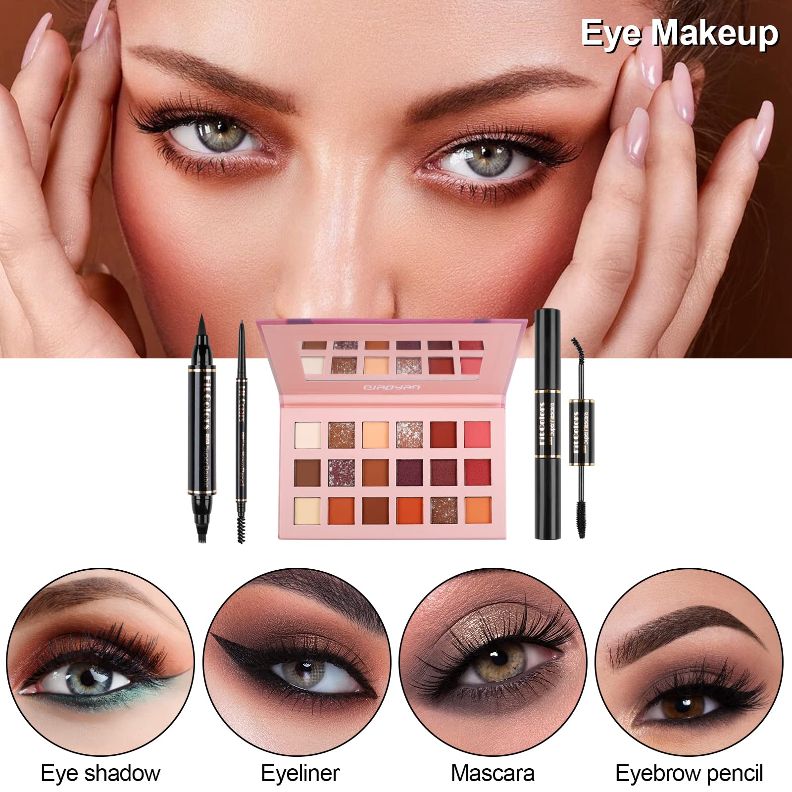 Fenshine concealer and powder duo helps set makeup with a smooth finish.
