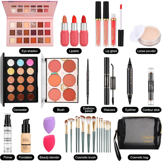 Fenshine foundation and primer palette showcases versatile shades for day to night looks.