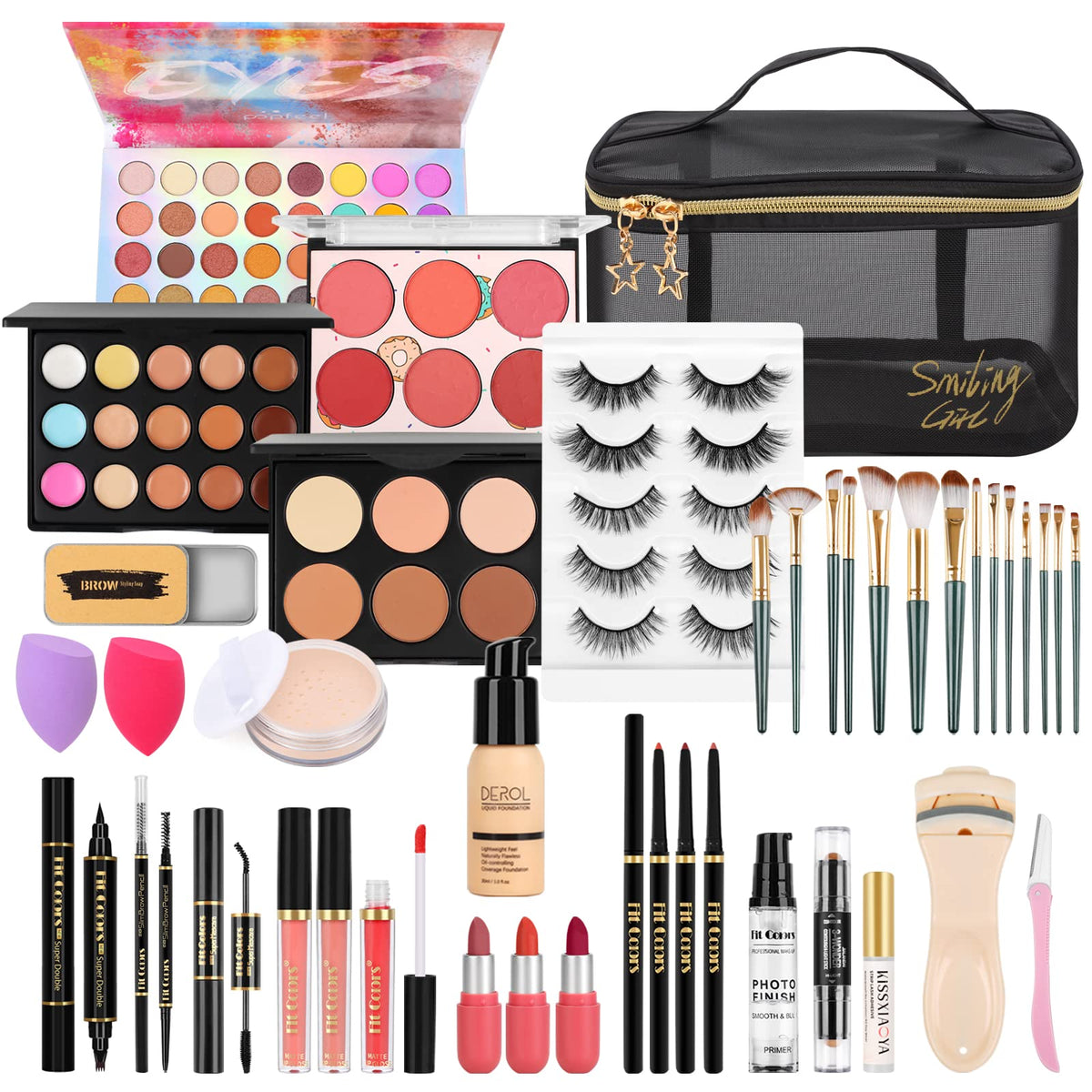 Fenshine makeup set eyeshadow palette offers versatile colors for day-to-night looks