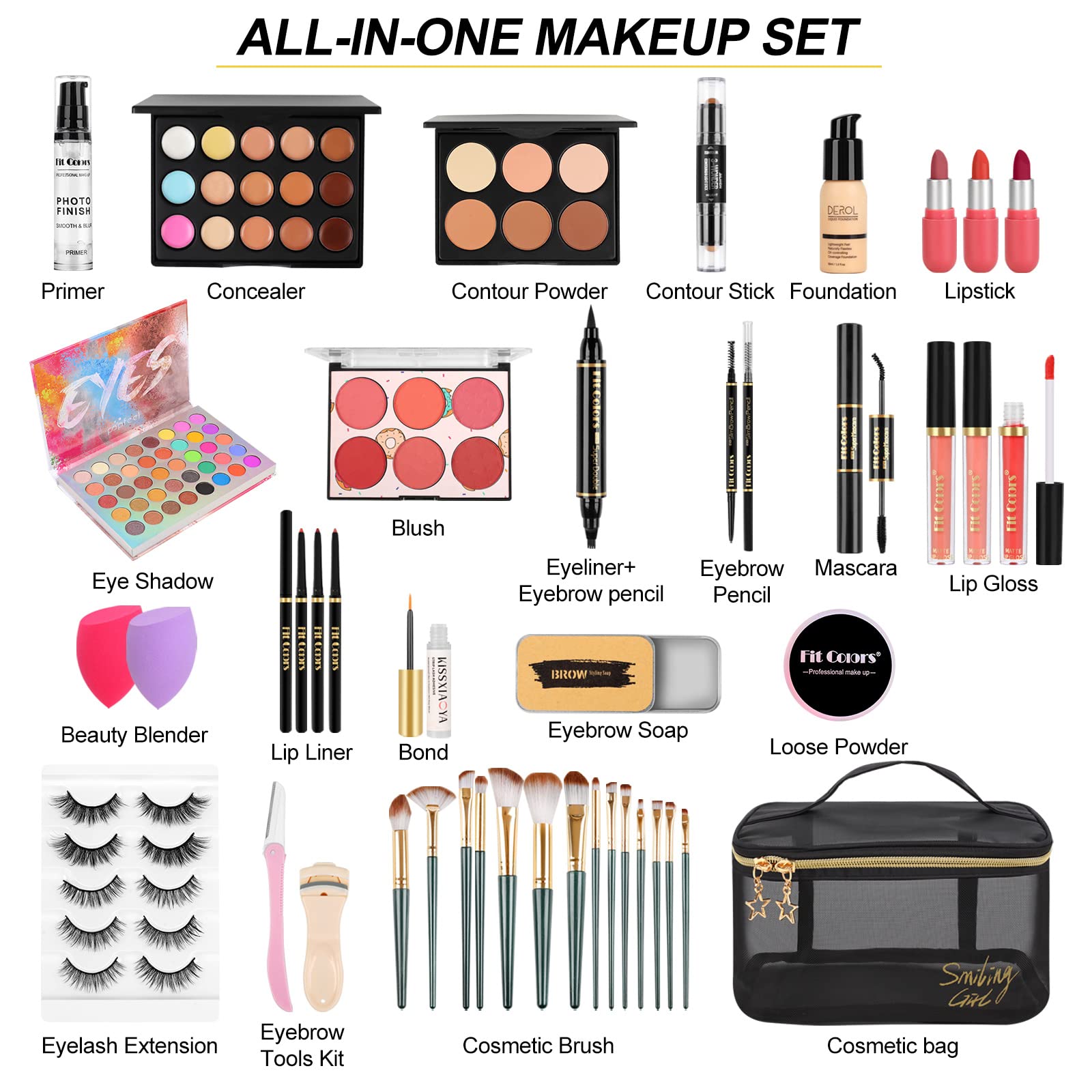 Fenshine makeup set foundation and concealer delivers smooth, even coverage
