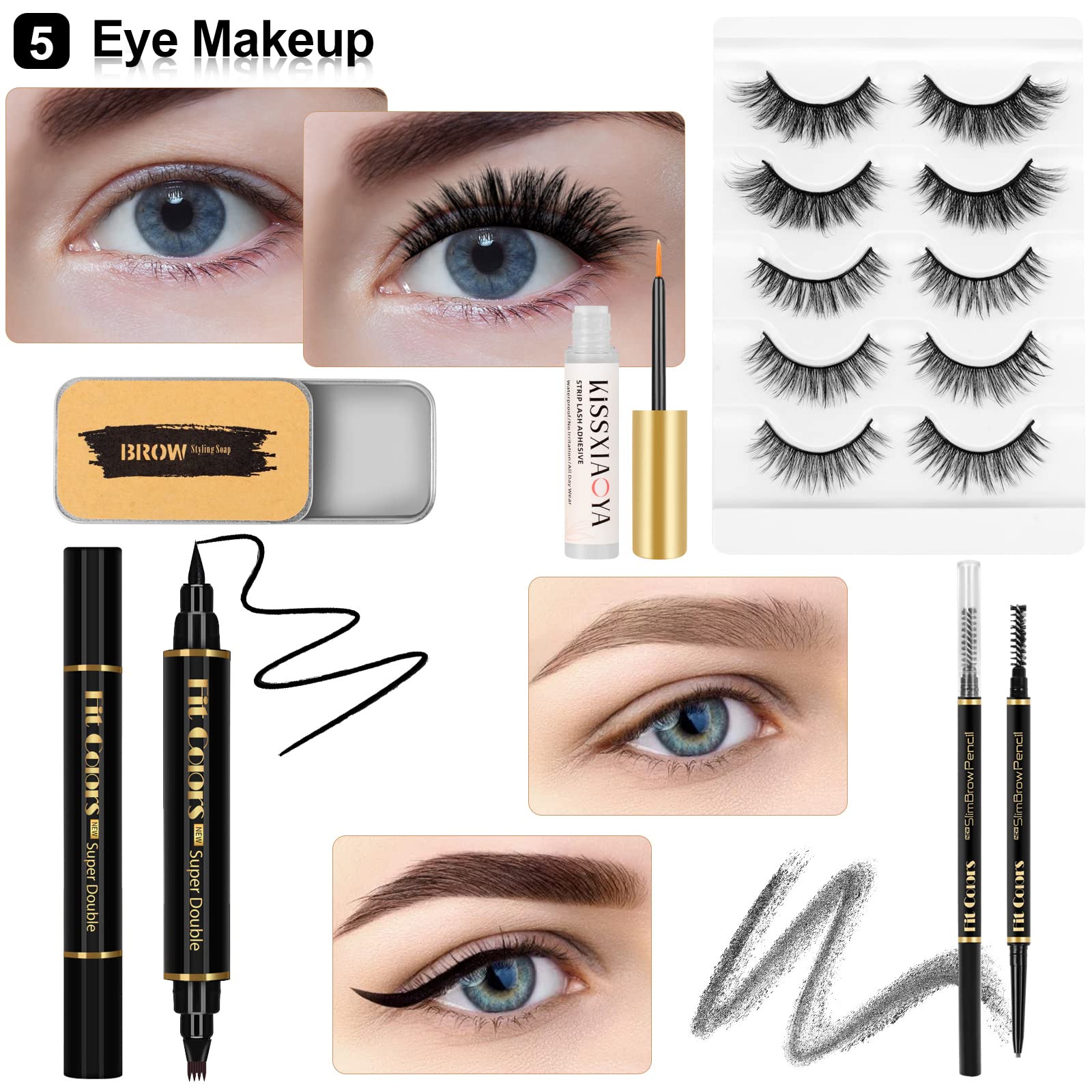 Fenshine makeup set makeup brushes enable soft, precise application